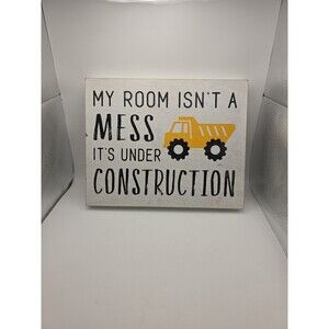 Kids Room Decor! Super Cute Under Construction Sign